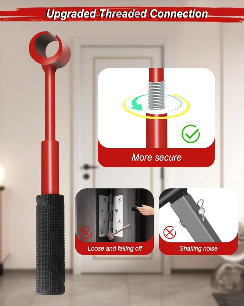 Tofcbye Door Hinge Adjustment Tool, 4 in 1 Residential Door Hinge Gap Adjusting Wrench Set (Threaded Connection), Multi-Size Precision Tool Kit for Door and Cabinet Alignment - Image 4